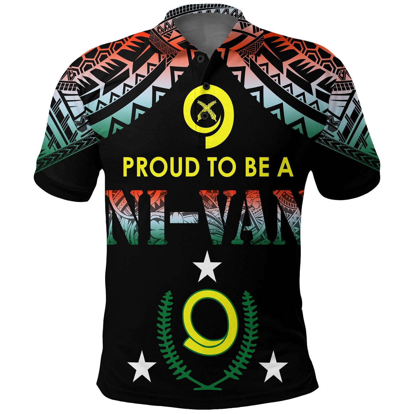 Vanuatu Proud To Be A Ni-Van - Polynesian Pattern Polo Shirt - Penama Province