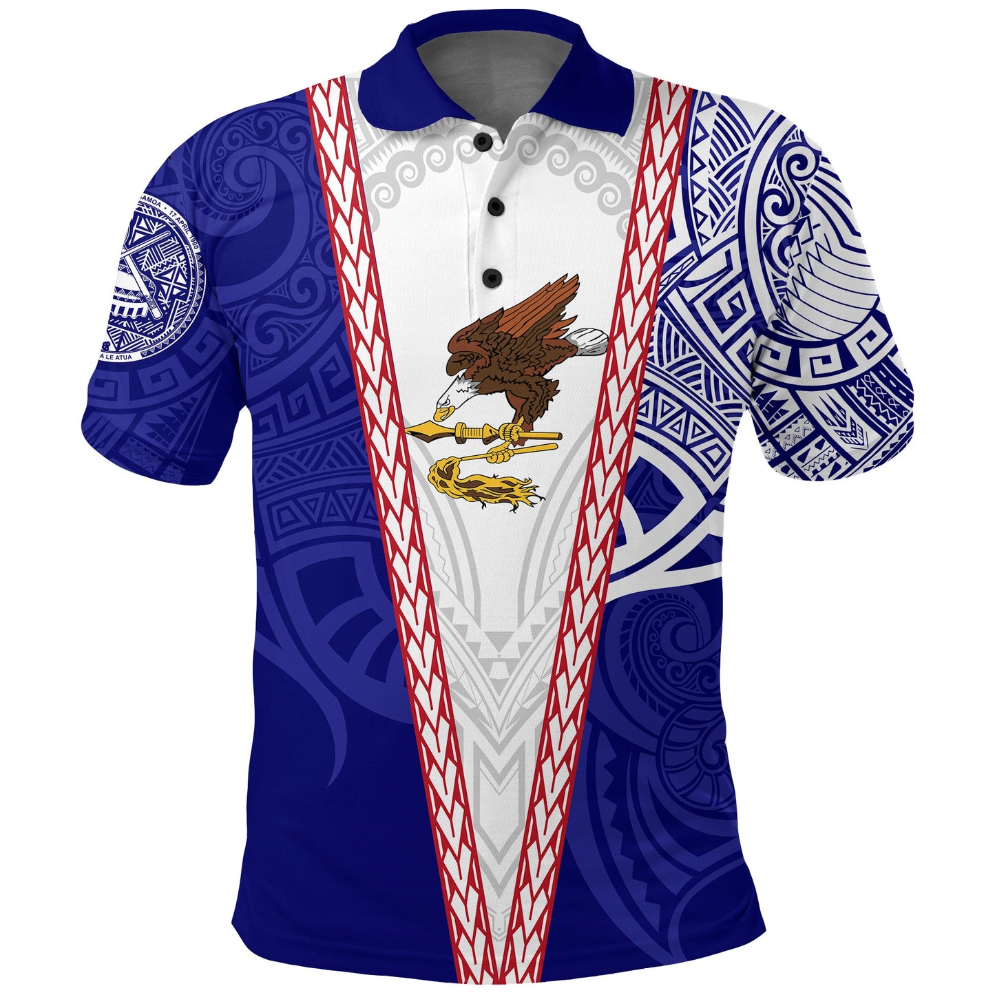 American Samoa Flag Day Polo Shirt Mix Style