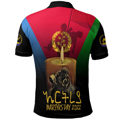 Custom Eritrea Martyrs Day Polo Shirt Eternal Glory