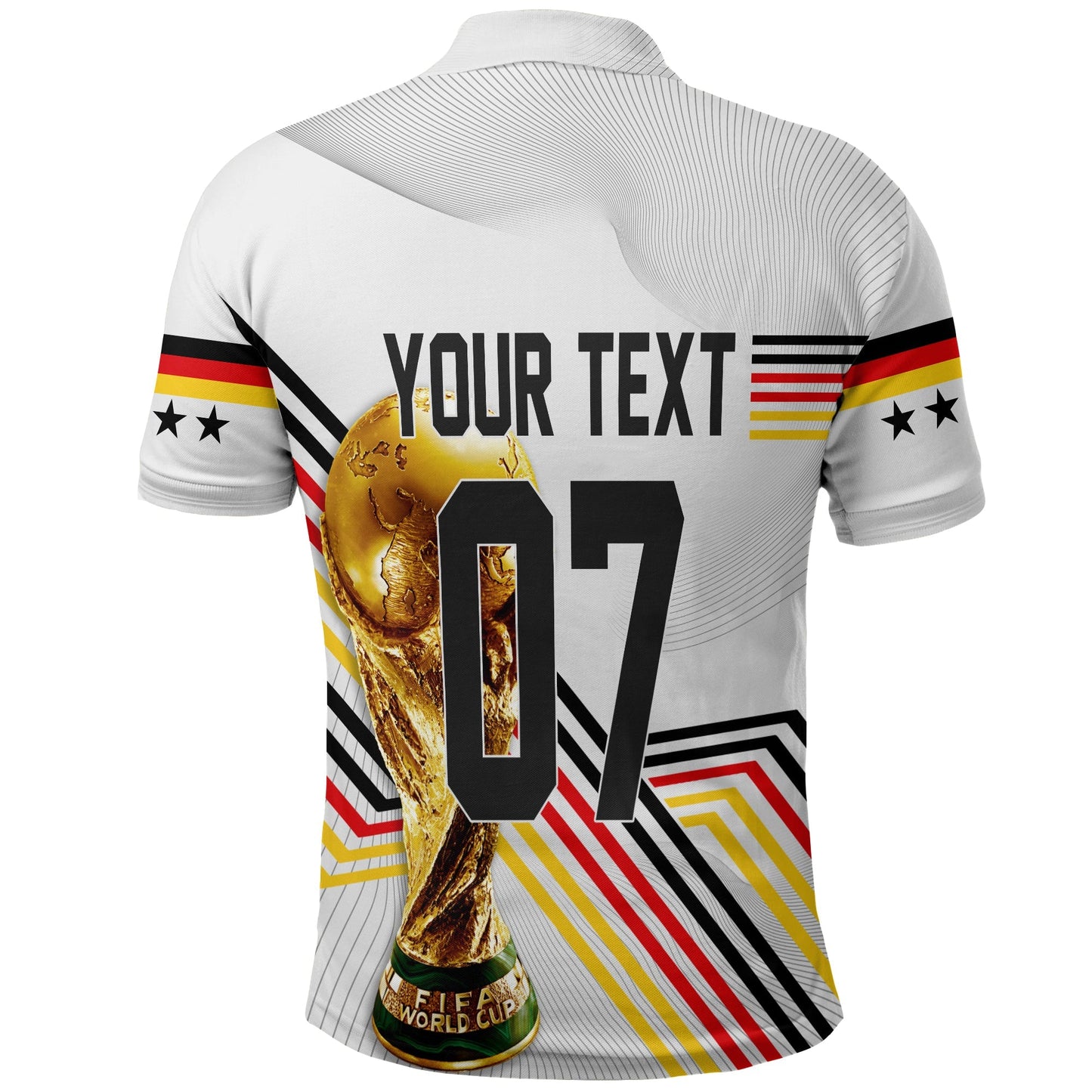 Custom Germany Polo Shirt Football 2022 Champions