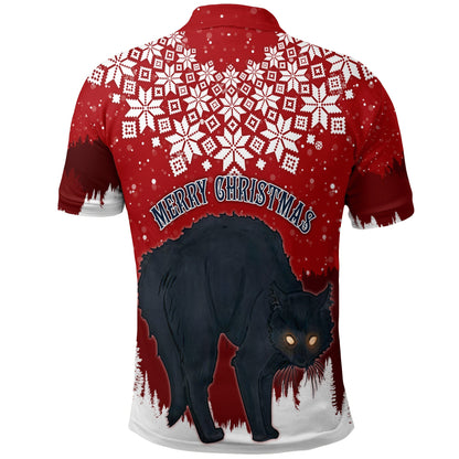 Iceland Polo Shirt Christmas Beware Jolakotturinn