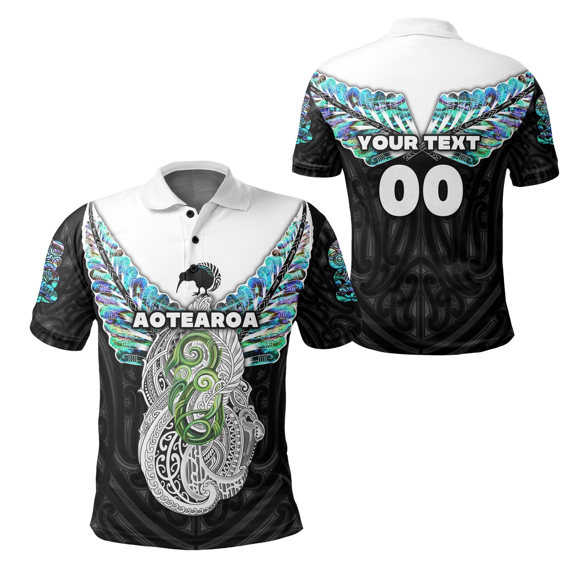 Custom Personalised Maori Aotearoa Polo Shirt New Zealand Simple Sport Style