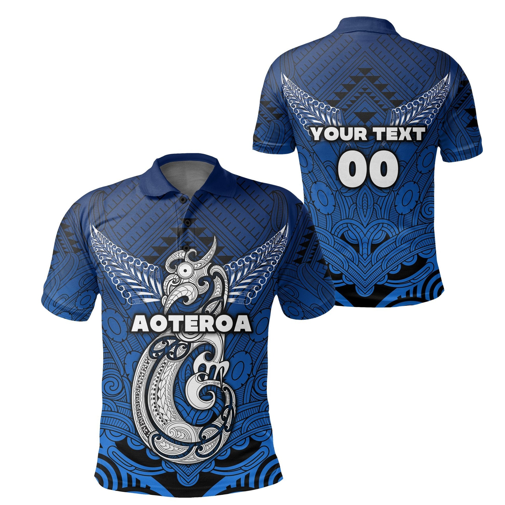 Custom Personalised New Zealand Maori Aotearoa Manania Polo Shirt Simple Sport Style