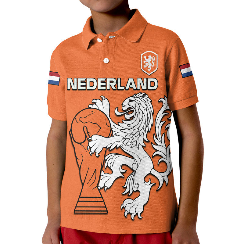 Custom Netherlands Polo Shirt Football 2022