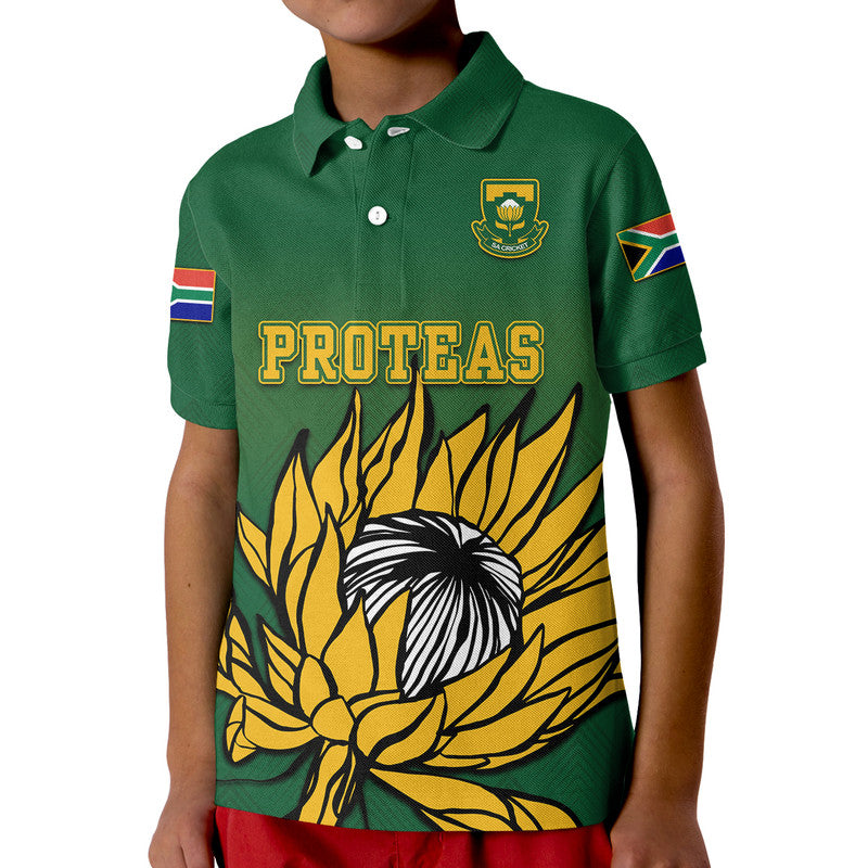 Custom South Africa National Cricket Team Polo Shirt Proteas Sport Green Style