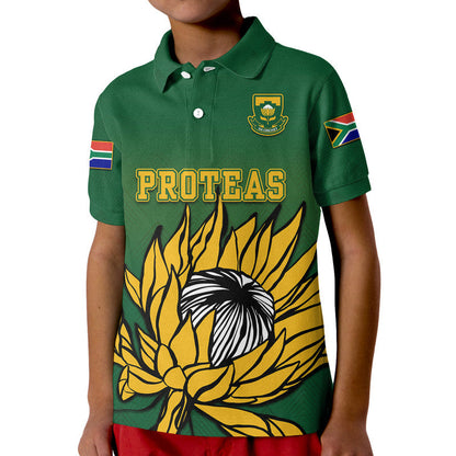 Custom South Africa National Cricket Team Polo Shirt Proteas Sport Green Style