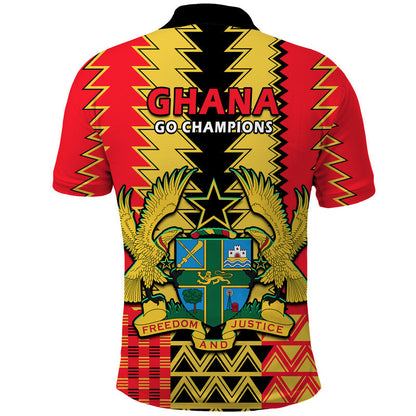 Ghana Football Sport Style Polo Shirt