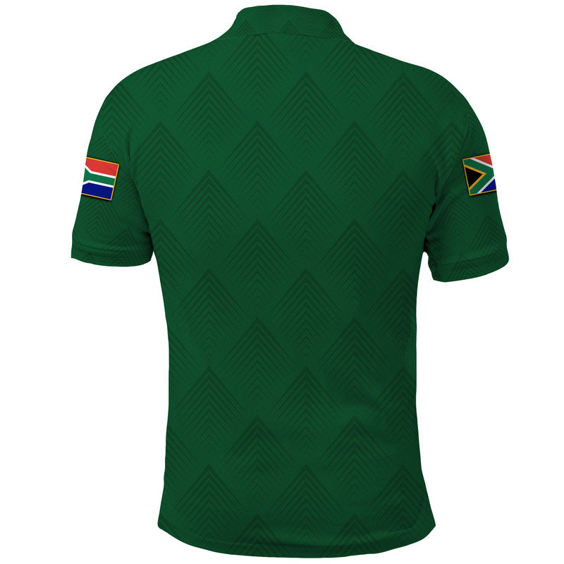 South Africa National Cricket Team Polo Shirt Proteas Sport Green Style