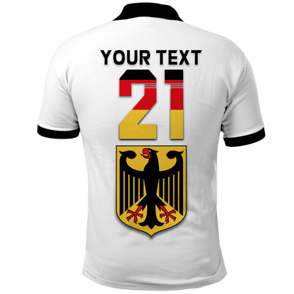 Custom Germany Home Kit Football WC 2022 Polo Shirt