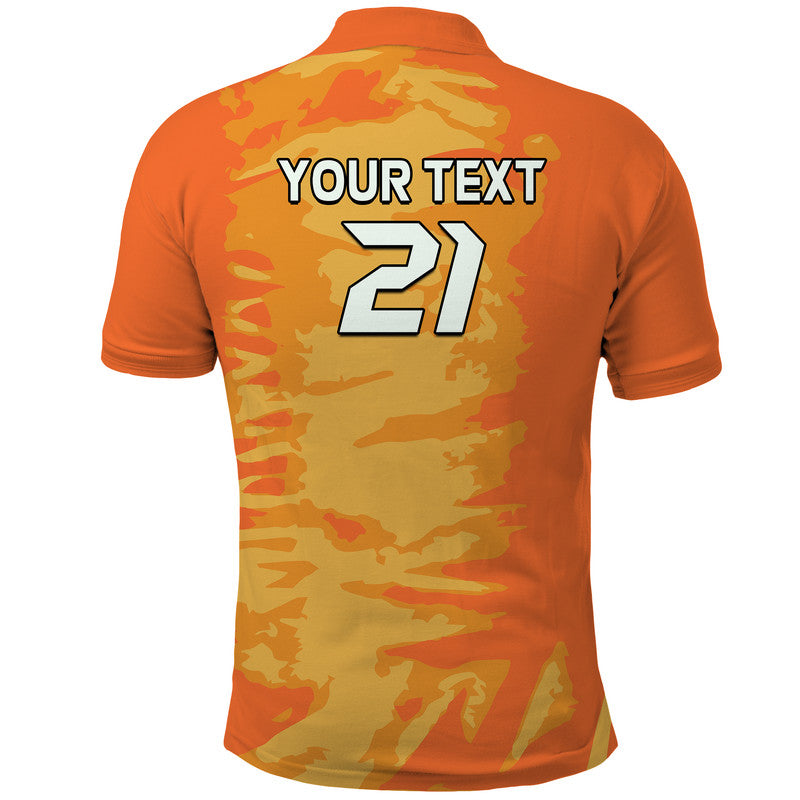 Custom Netherlands Football Oranje Sport Design Polo Shirt