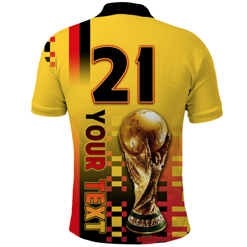 Custom Germany Deutschland Champion Qatar 2022 Polo Shirt