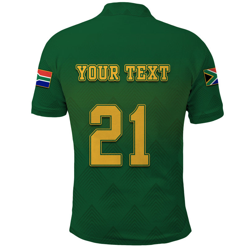 Custom South Africa National Cricket Team Polo Shirt Proteas Sport Green Style