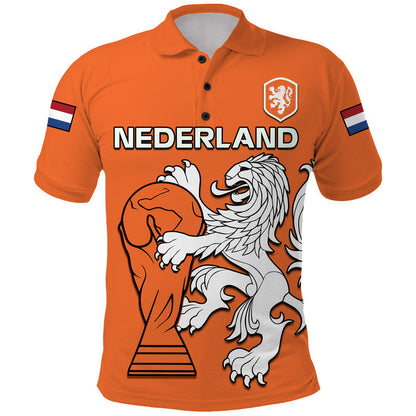 Netherlands Polo Shirt Football 2022