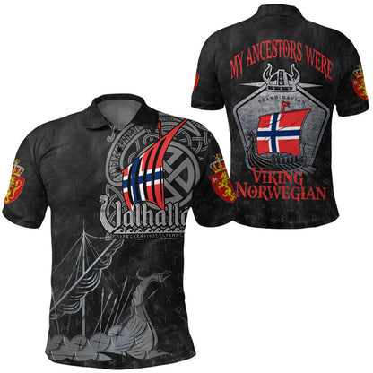 Viking Clothing Viking Norway Drakkar Polo Shirt