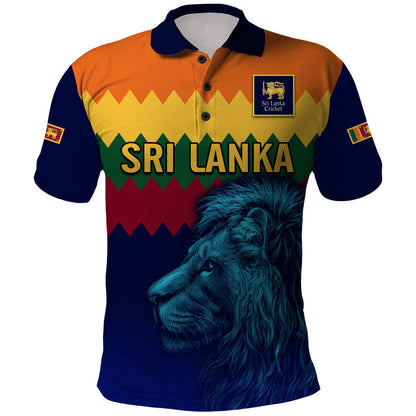 Custom Sri Lanka The Lions Cricket Polo Shirt