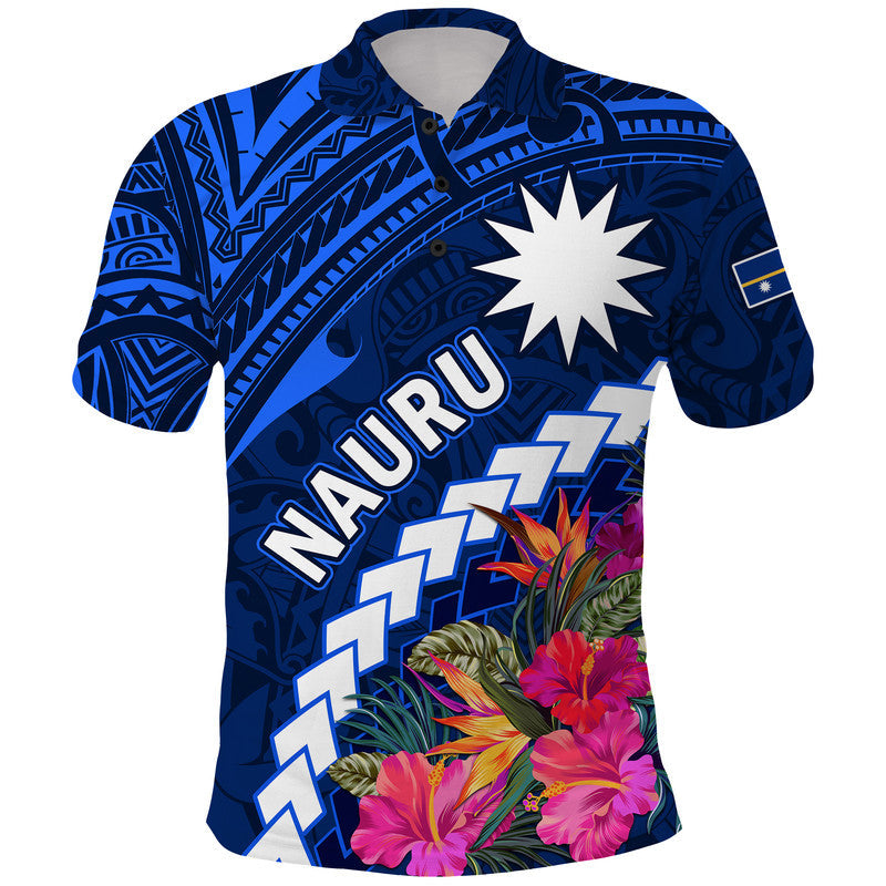Nauru Independence Day Polo Shirt Polynesian Tropical