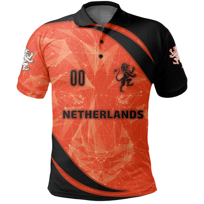 Custom The Netherlands Polo Shirt Football 2021 Sport Style