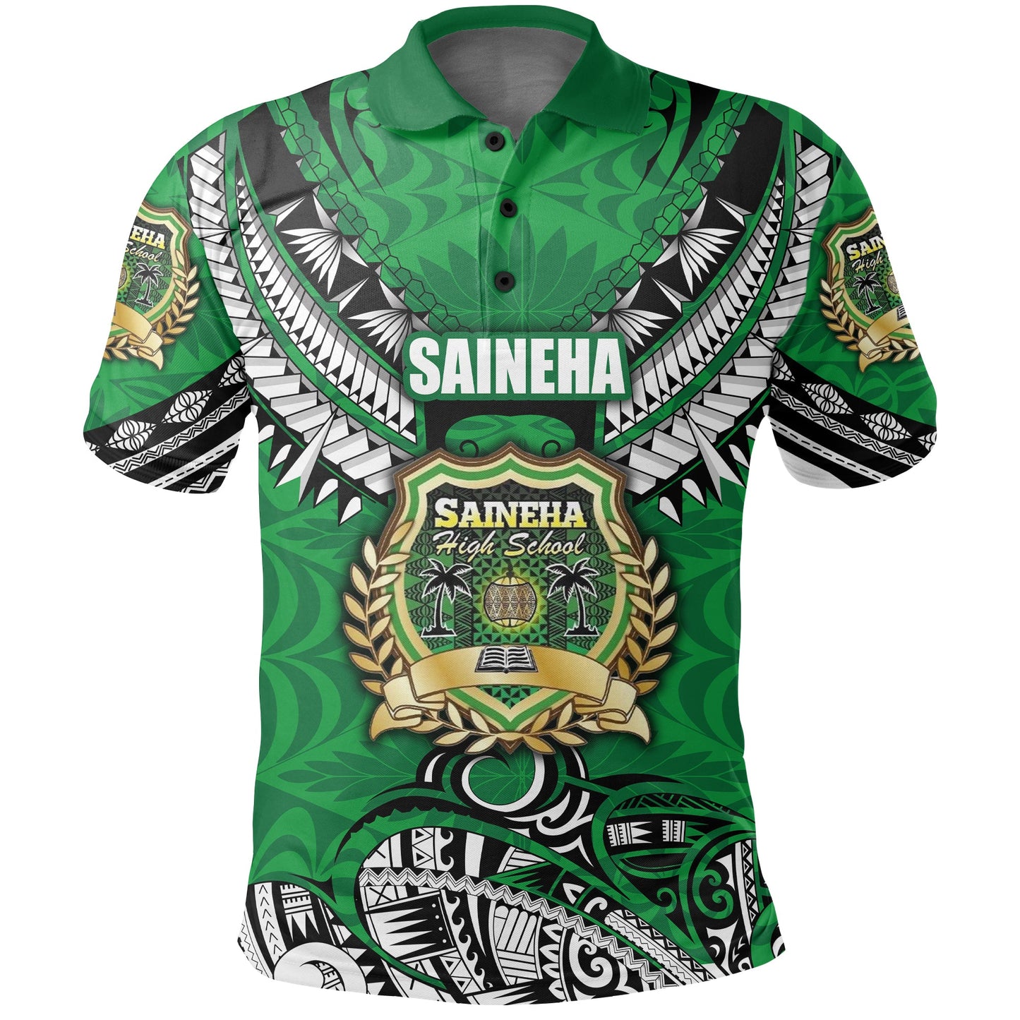 Saineha Tonga Polo Shirt Polynesian Style - Class off 2010 -