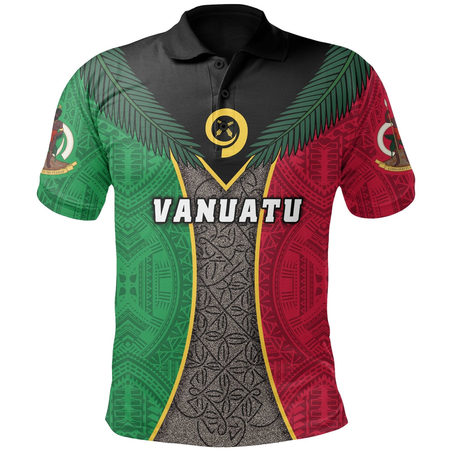 Vanuatu Polo Shirt Style Sand Drawing
