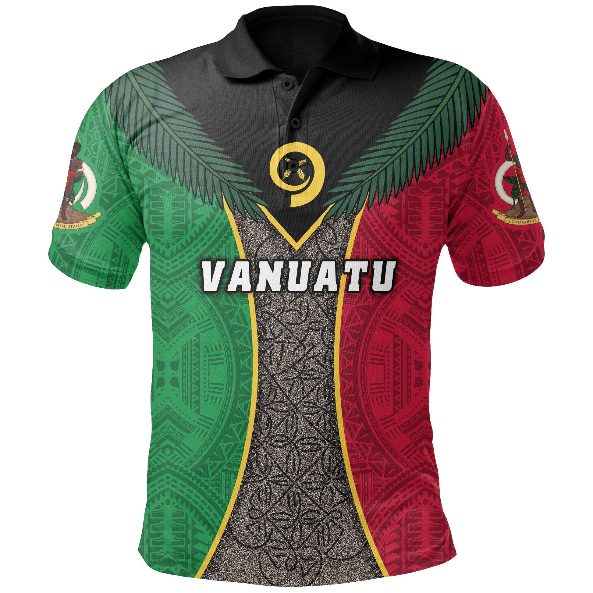 Vanuatu Polo Shirt Style Sand Drawing