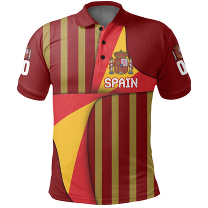 Custom Spain Polo Shirt Football 2021 Special Style