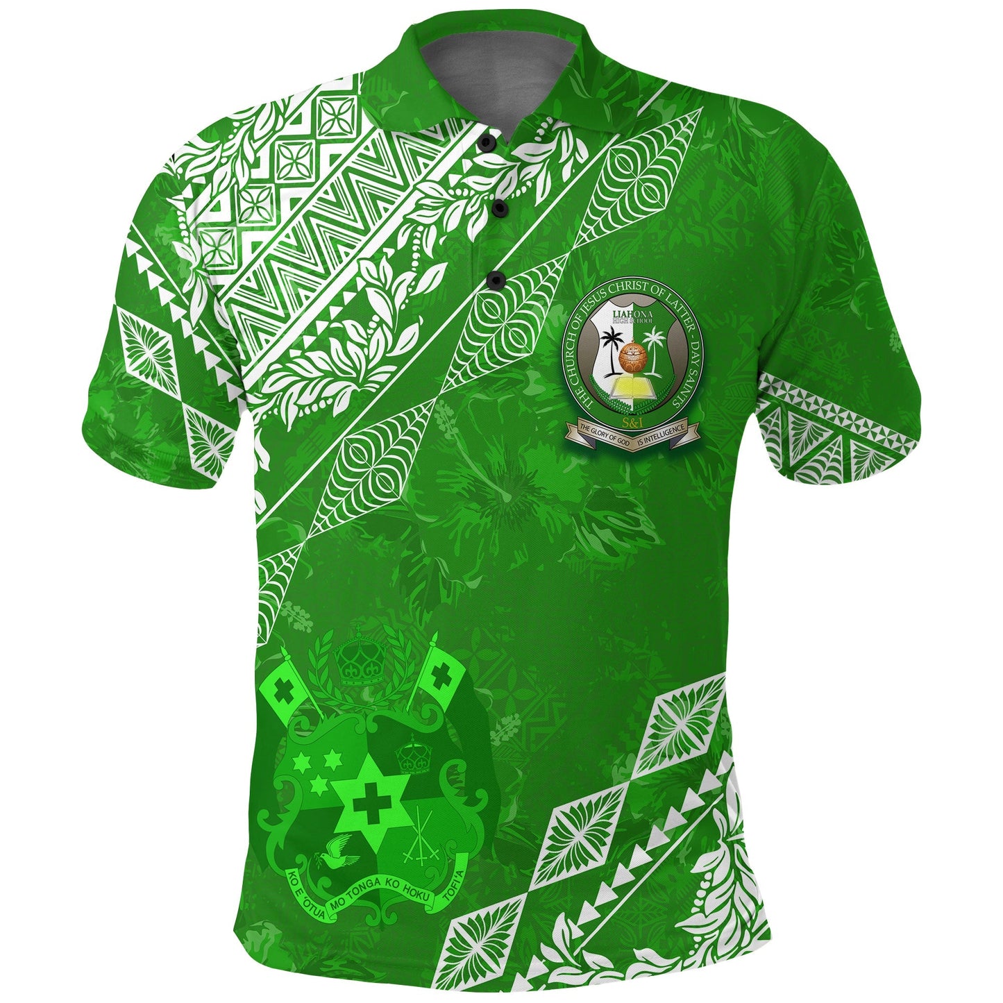 Liahona High School Tonga Polo Shirt Kupesi Style - Ver01