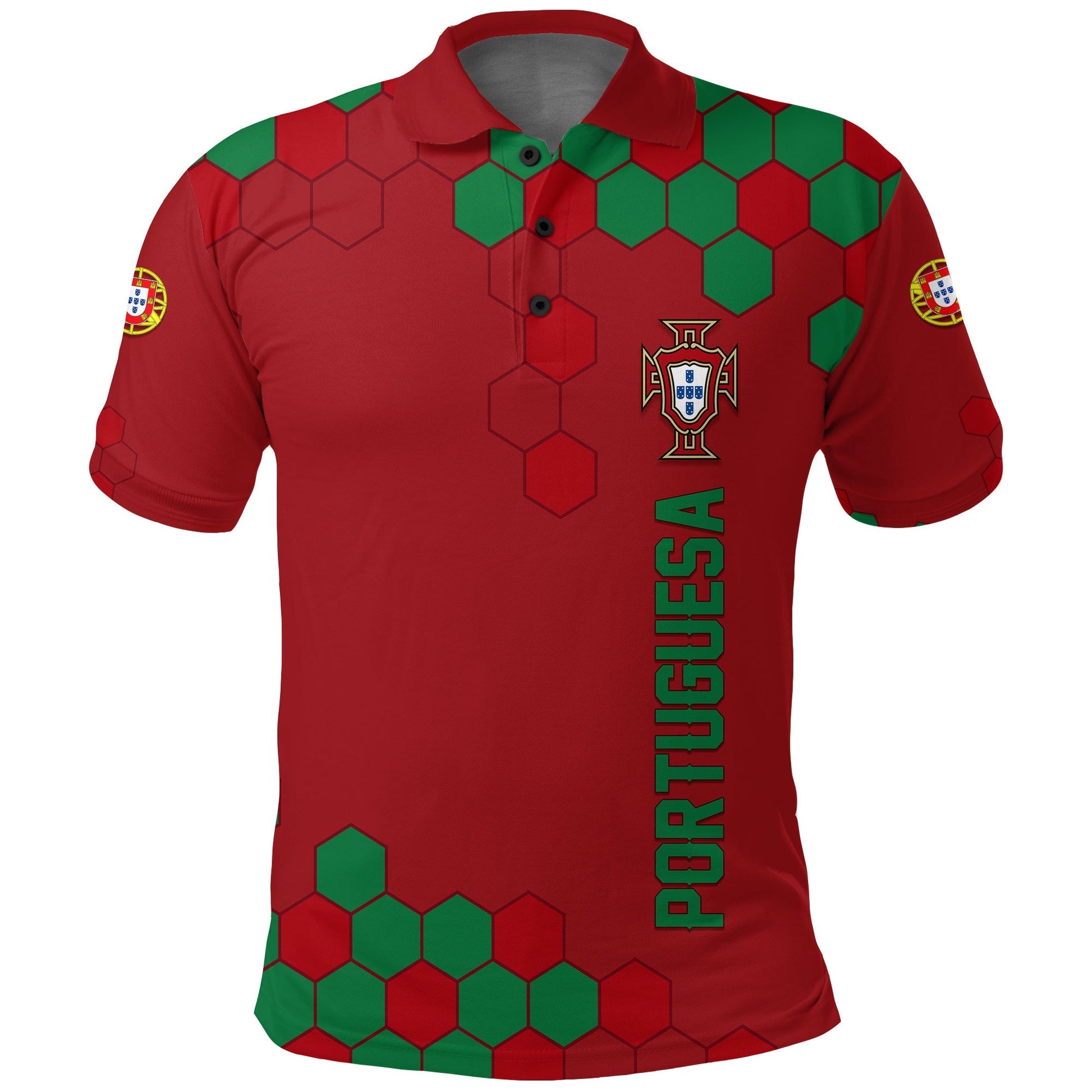 Custom Portugal Polo Shirt Football 2022 Portuguesa Selecao