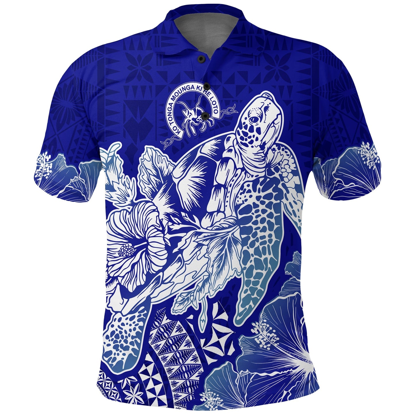 Queen Salote College Tonga Polo Shirt Kupesi Style - Ver02