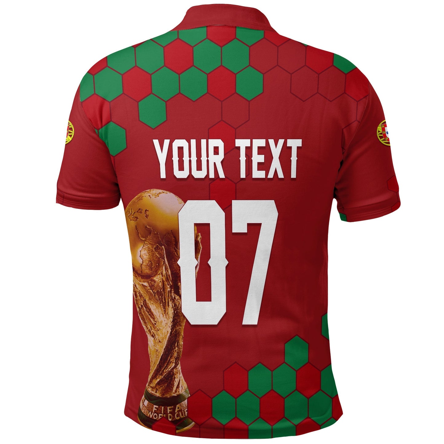 Custom Portugal Polo Shirt Football 2022 Portuguesa Selecao