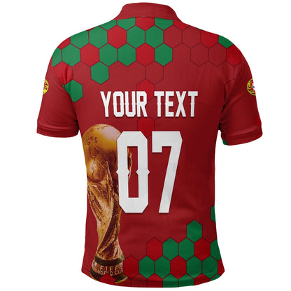 Custom Portugal Polo Shirt Football 2022 Portuguesa Selecao
