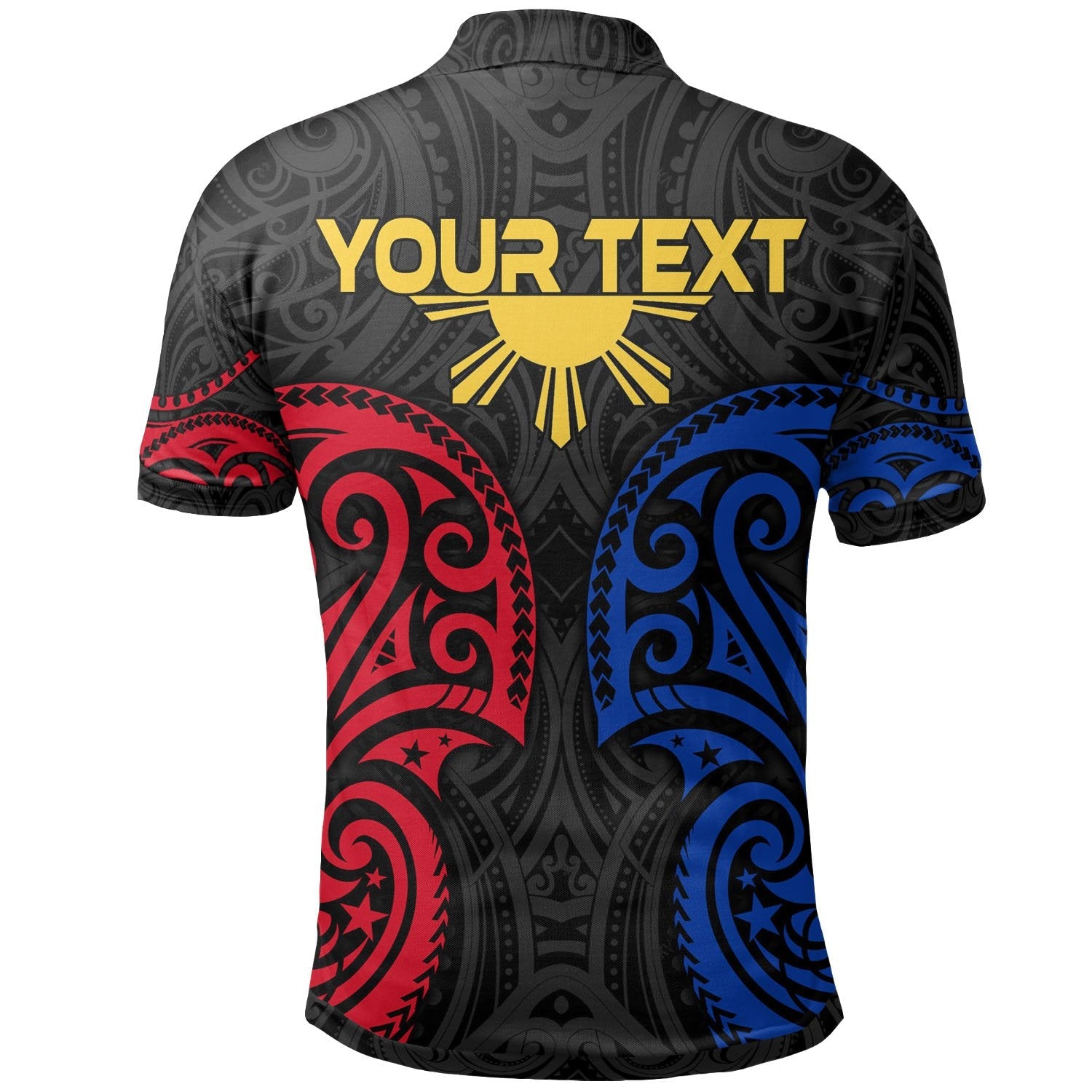 The Philippines Custom Personalised Polo Shirt - Filipino Spirit