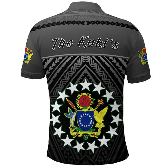The Kuki's Polo Shirt Cook Islands Rugby Black