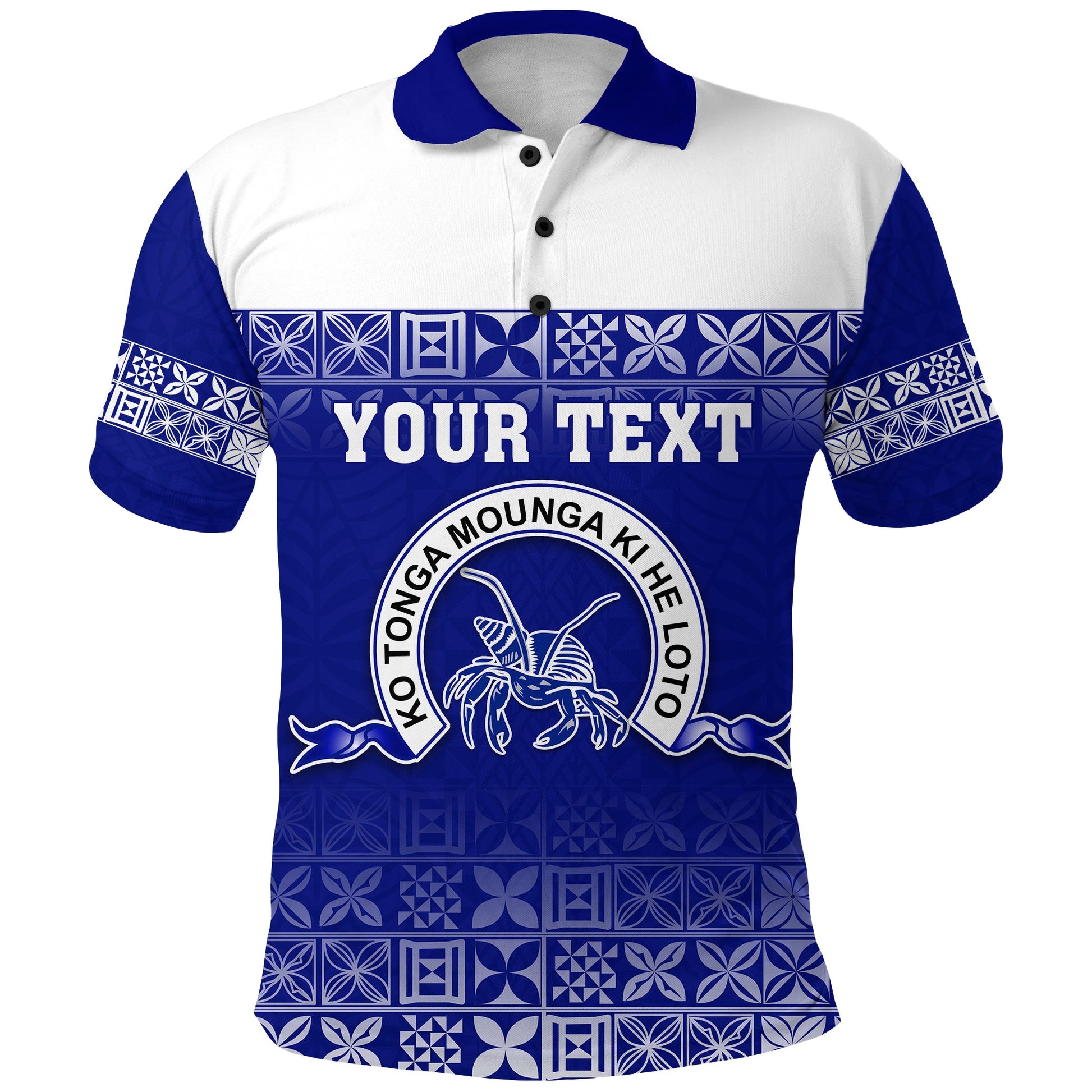 Custom Personalised Taufa'ahau Pilolevu Polo Shirt Tonga College