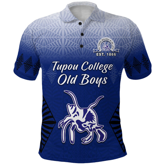 Tupou College Polo Shirt Old Boys Tongan Tapa