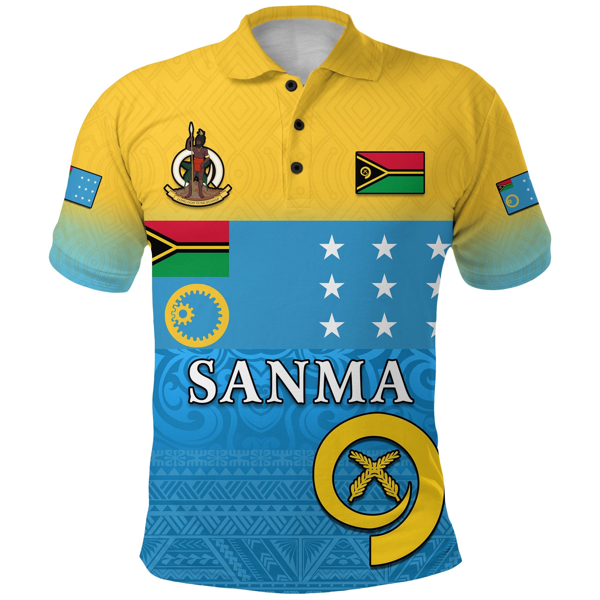 Sanma Province Polo Shirt Vanuatu Proud