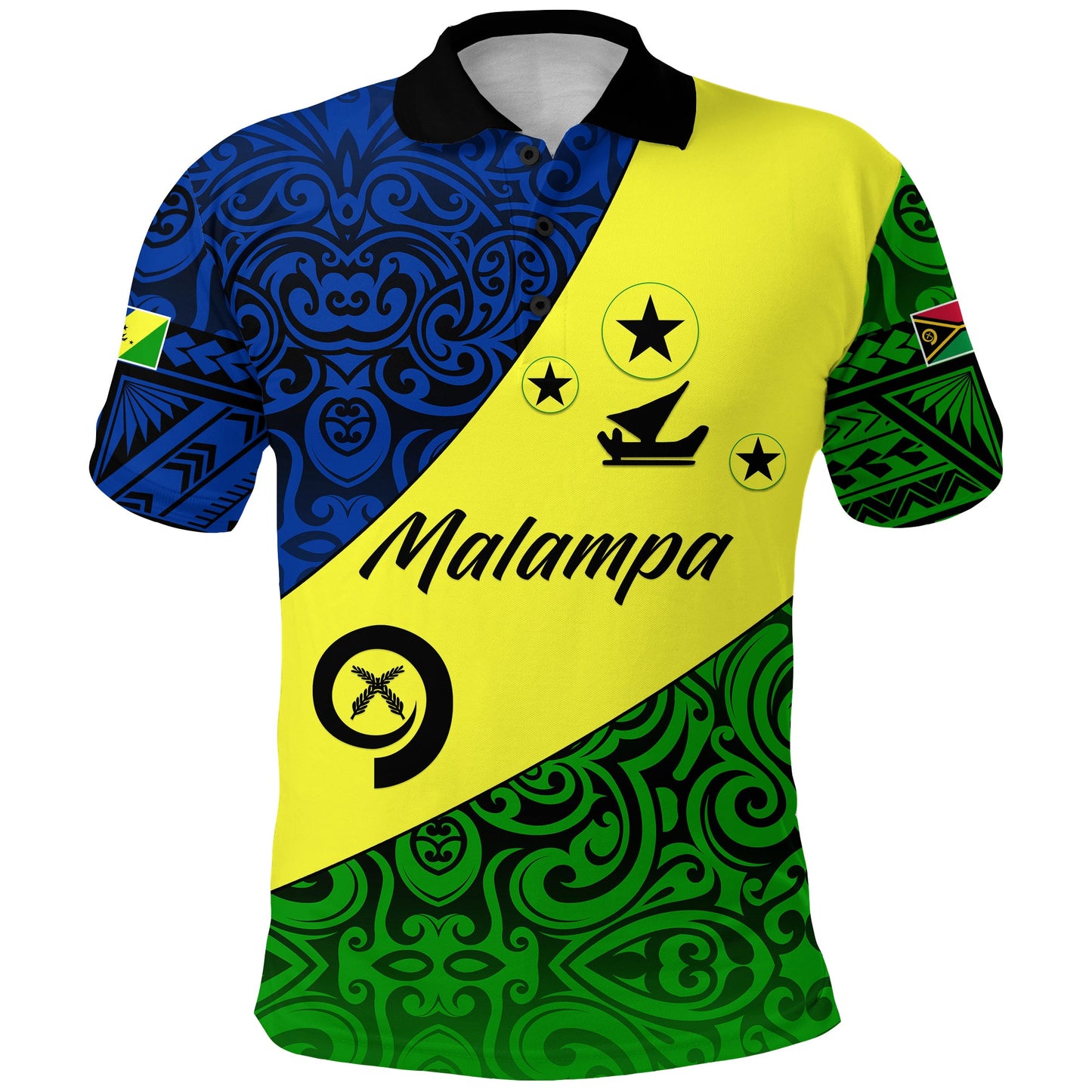 Malampa Province Polo Shirt Vanuatu Pattern