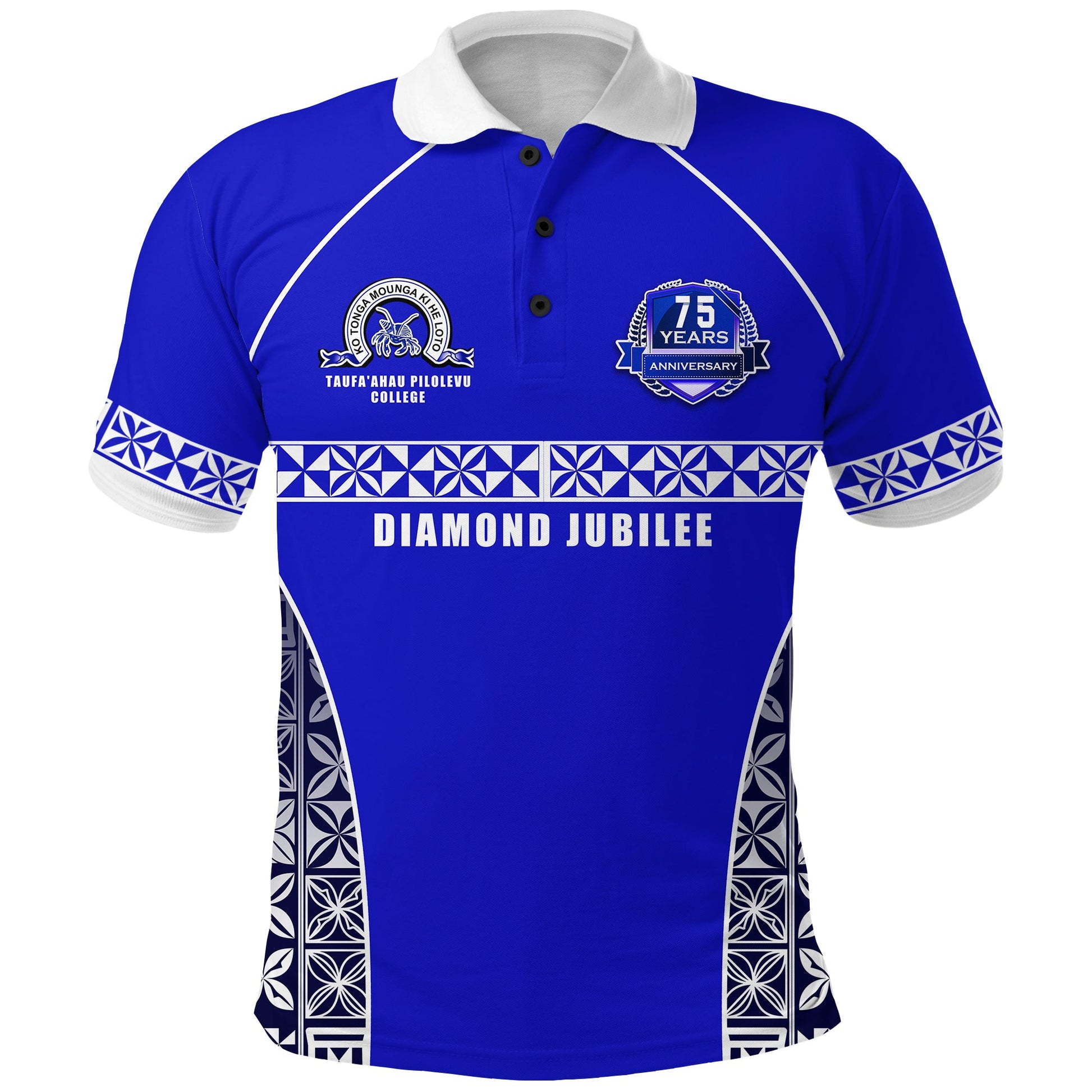 Taufa'ahau Pilolevu Polo Shirt 75 Years