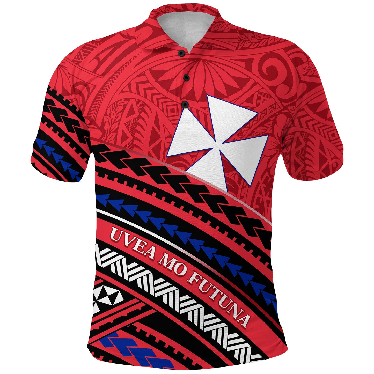 Wallis and Futuna Polo Shirt Creative Polynesian