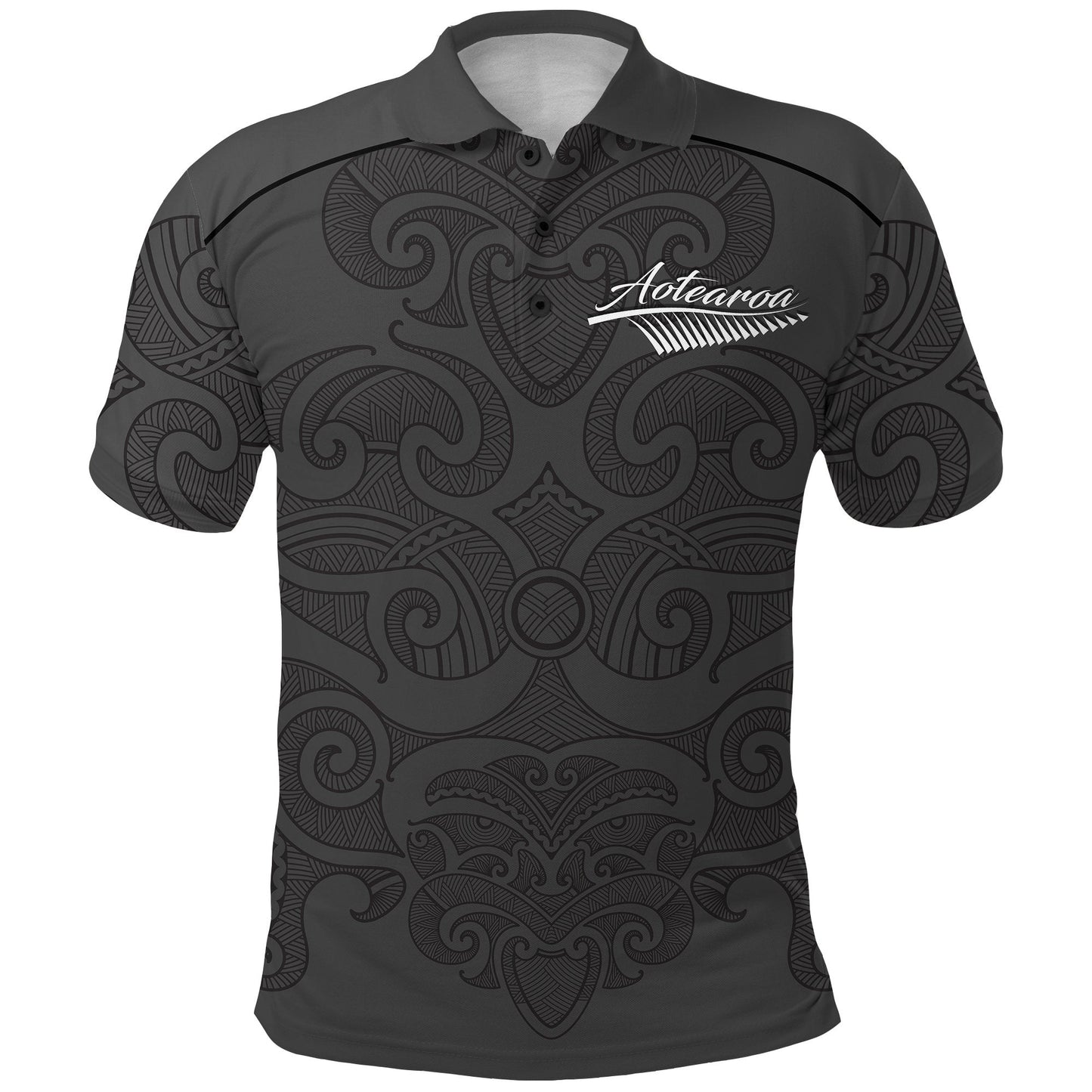 Maori 2021 Polo Shirt - Aotearoa Tattoo
