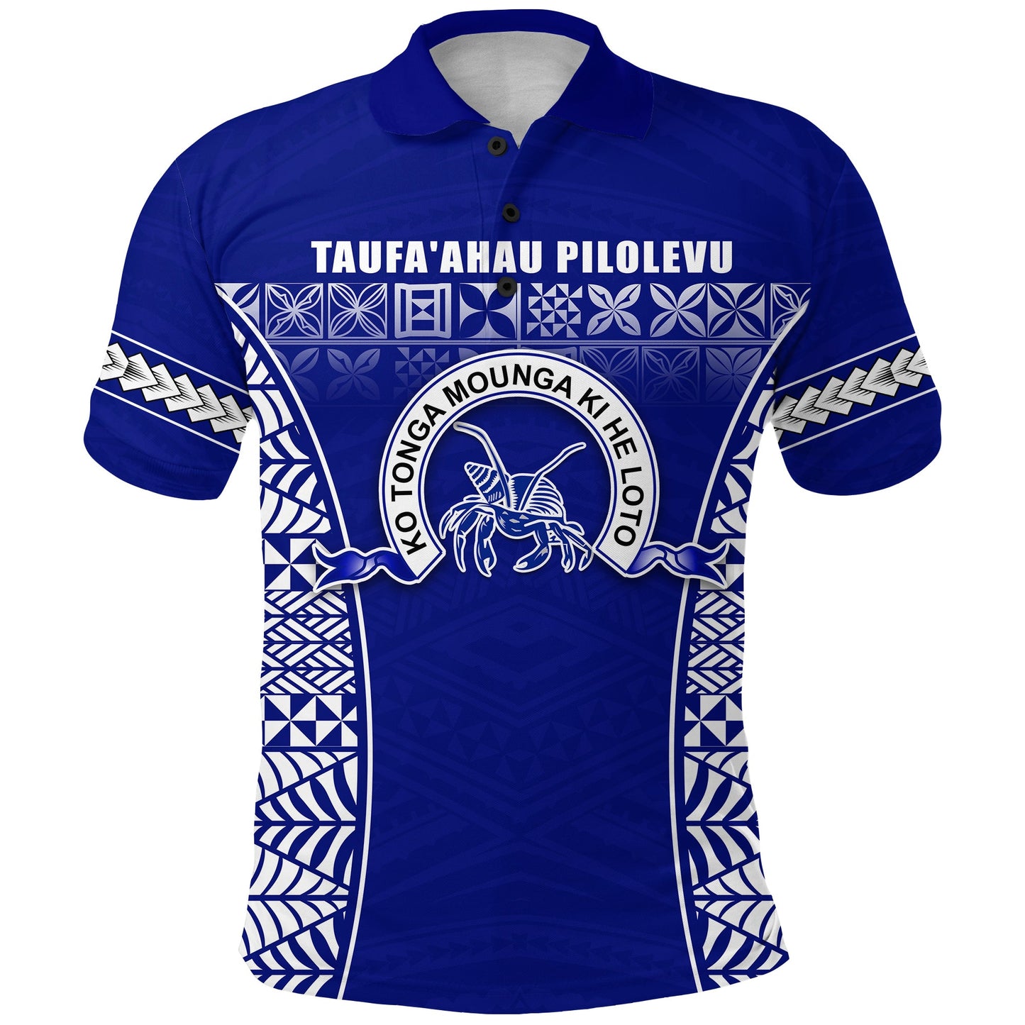 Taufa'ahau Pilolevu Polo Shirt Ngatu Tongan