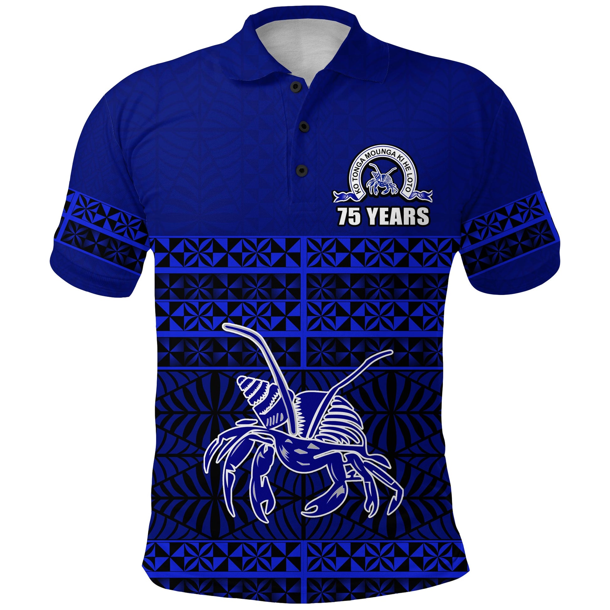 Taufa'ahau Pilolevu Polo Shirt 75 Years - Diamond Jubilee