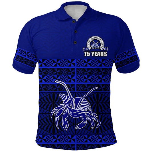 Taufa'ahau Pilolevu Polo Shirt 75 Years - Diamond Jubilee