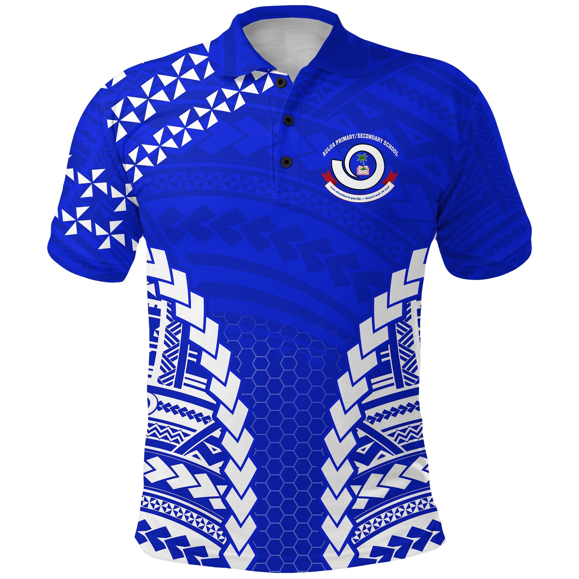 Aulua Primary/Secondary School Polo Shirt Ver.02