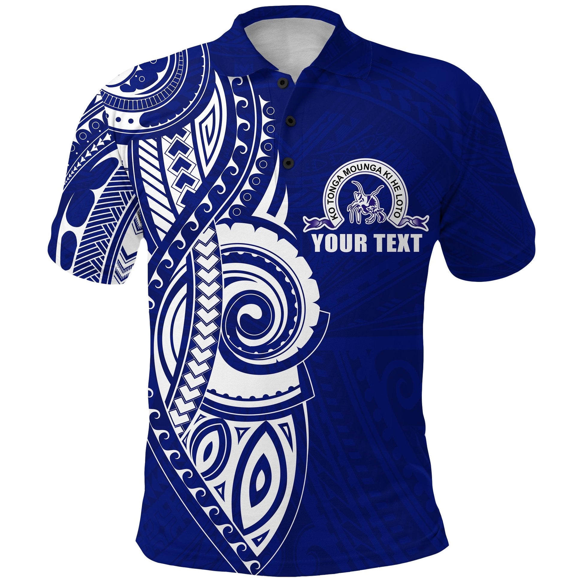 Tupou College Polo Shirt All Over Print