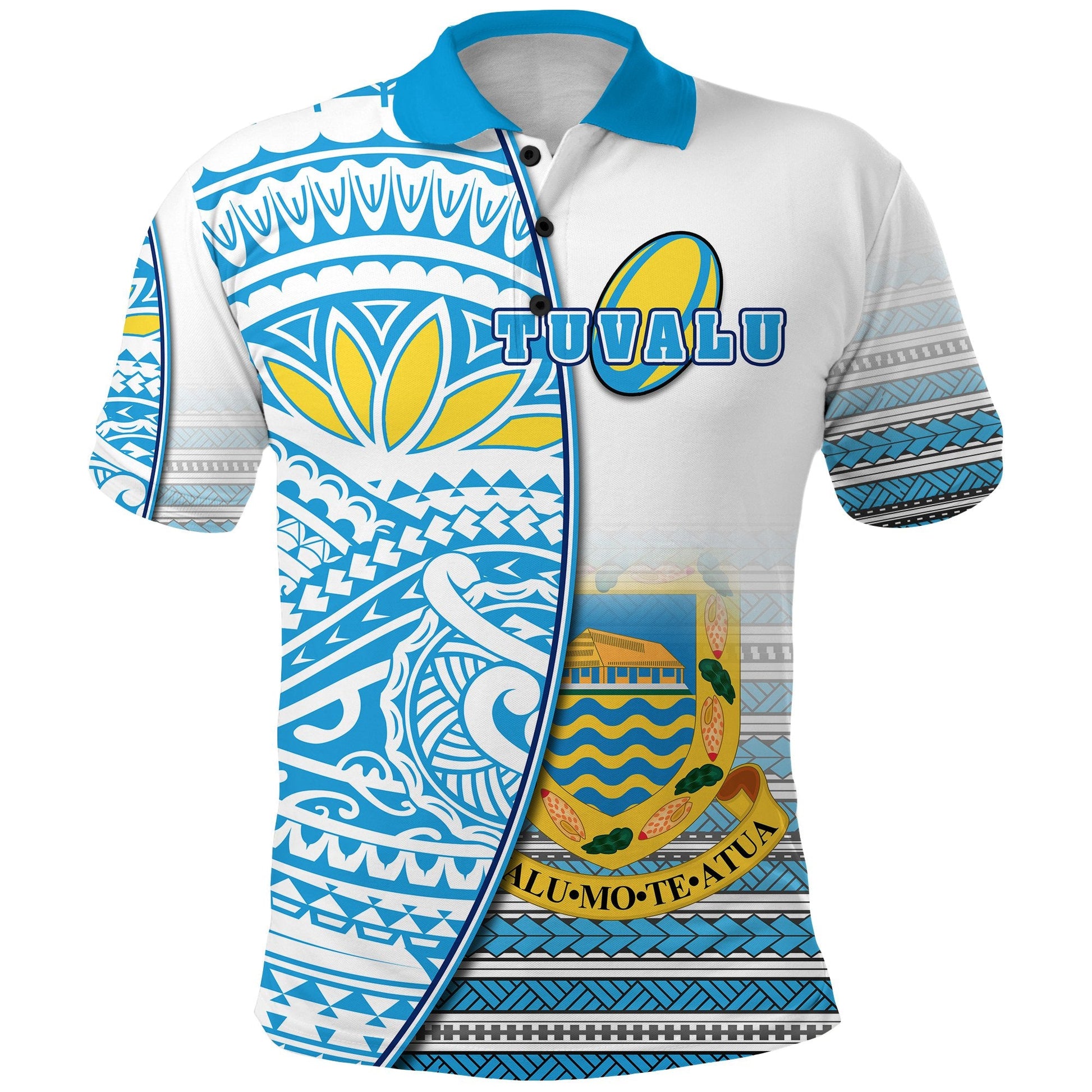 Tuvalu Rugby Polo Shirt Special