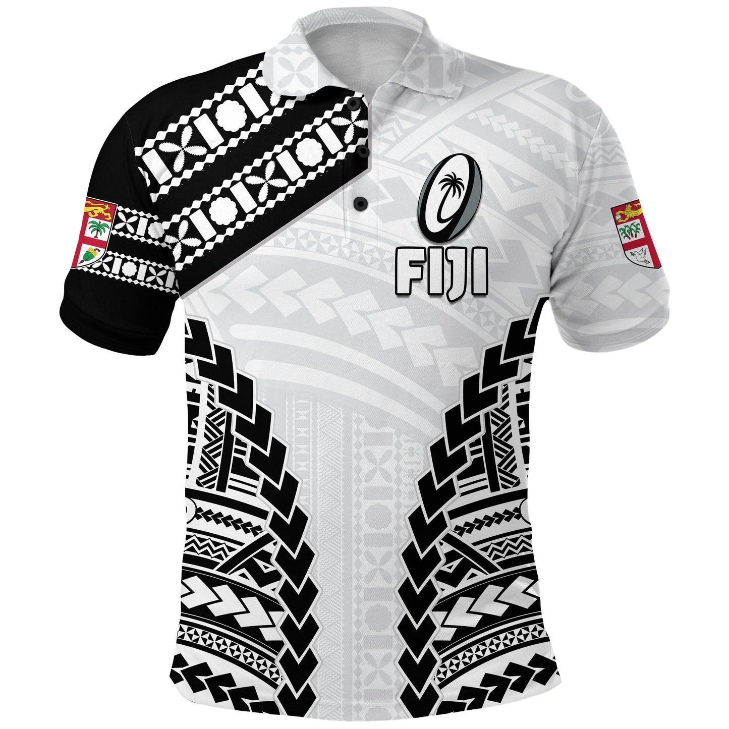 Fiji Rugby Polo Shirt Fresh