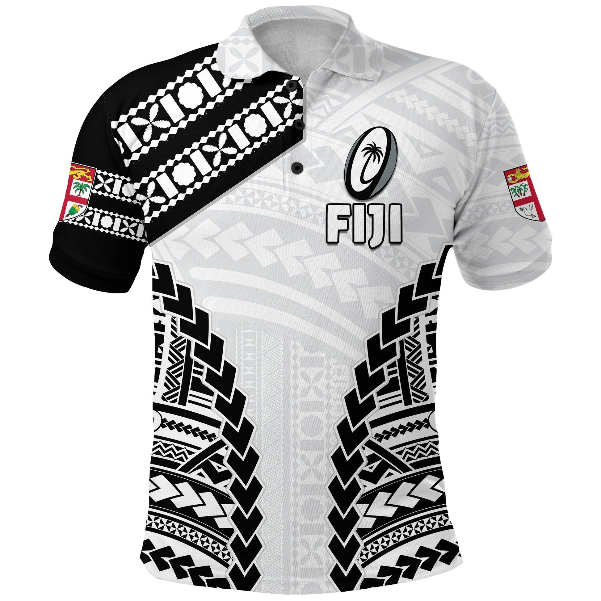 Fiji Rugby Polo Shirt Fresh