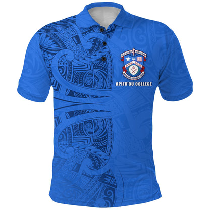 APIFO'OU COLLEGE Polo Shirt Blue Sky