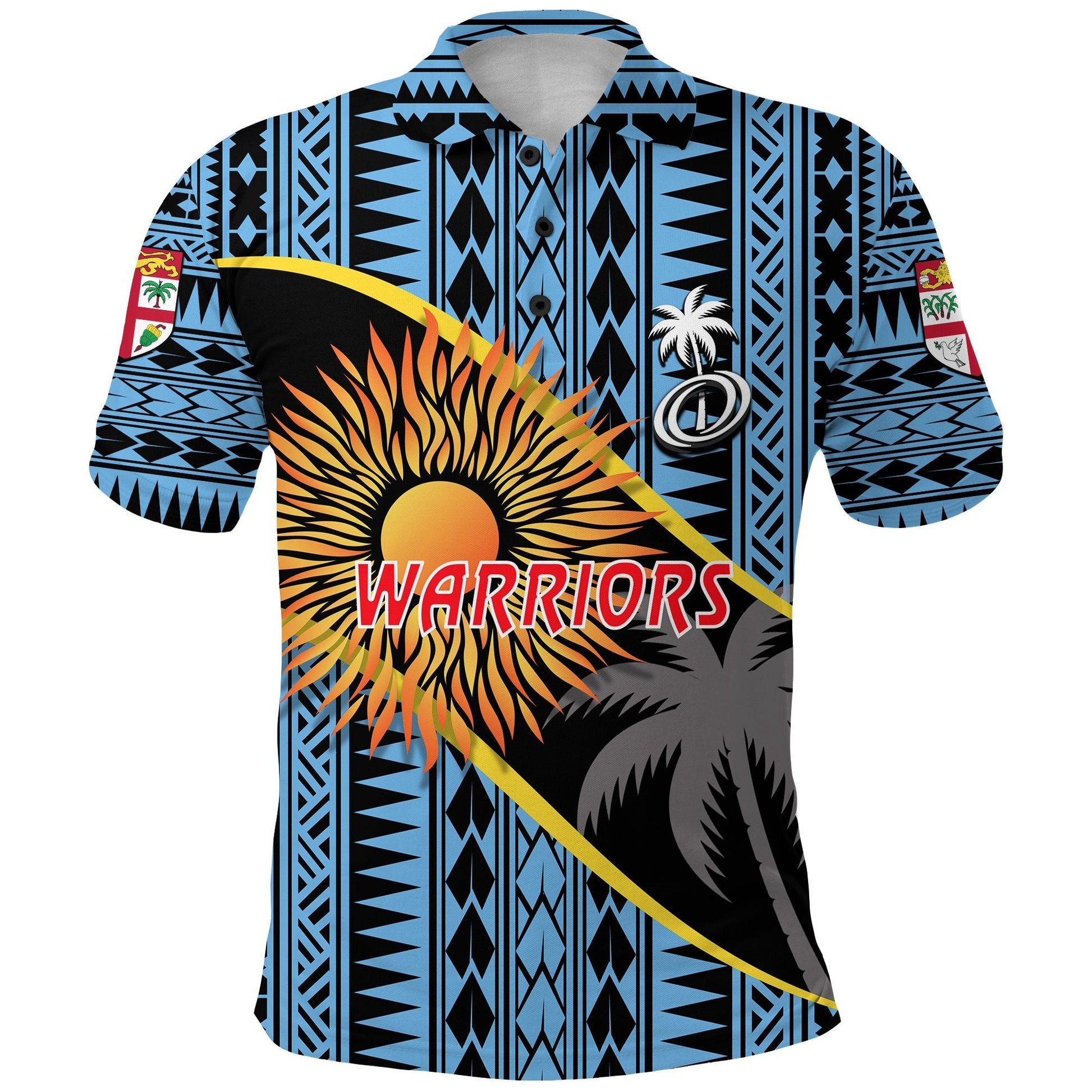 Fiji Warriors Rugby Polo Shirt Sun Style