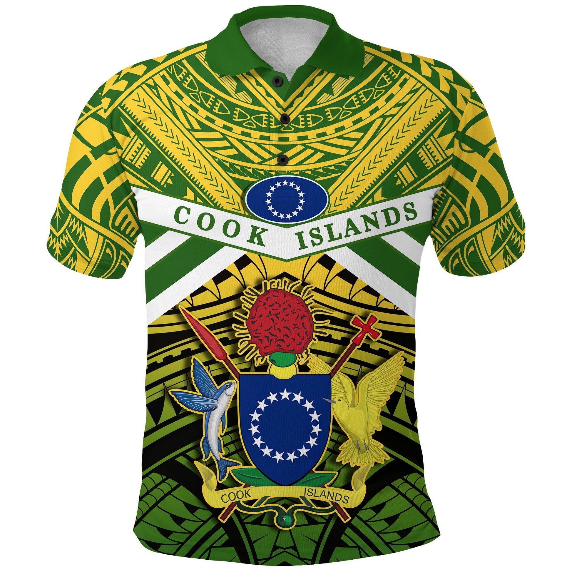 Cook Islands Rugby Polo Shirt Spirit